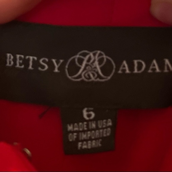 Betsy & Adams Red Dress - Picture 5 of 5